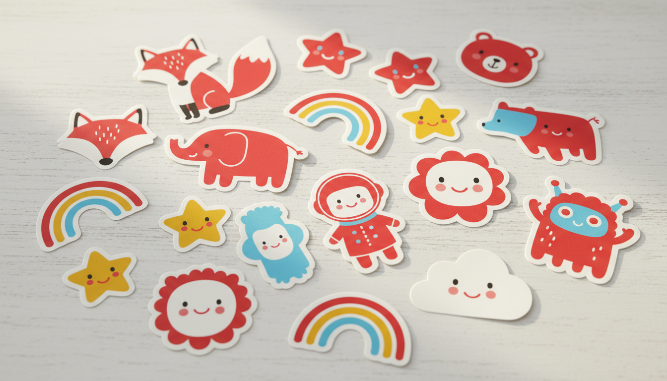 Aufkleber Kinder: Sticker bedrucken lassen – Ideen, Tipps & die besten Drucklösungen