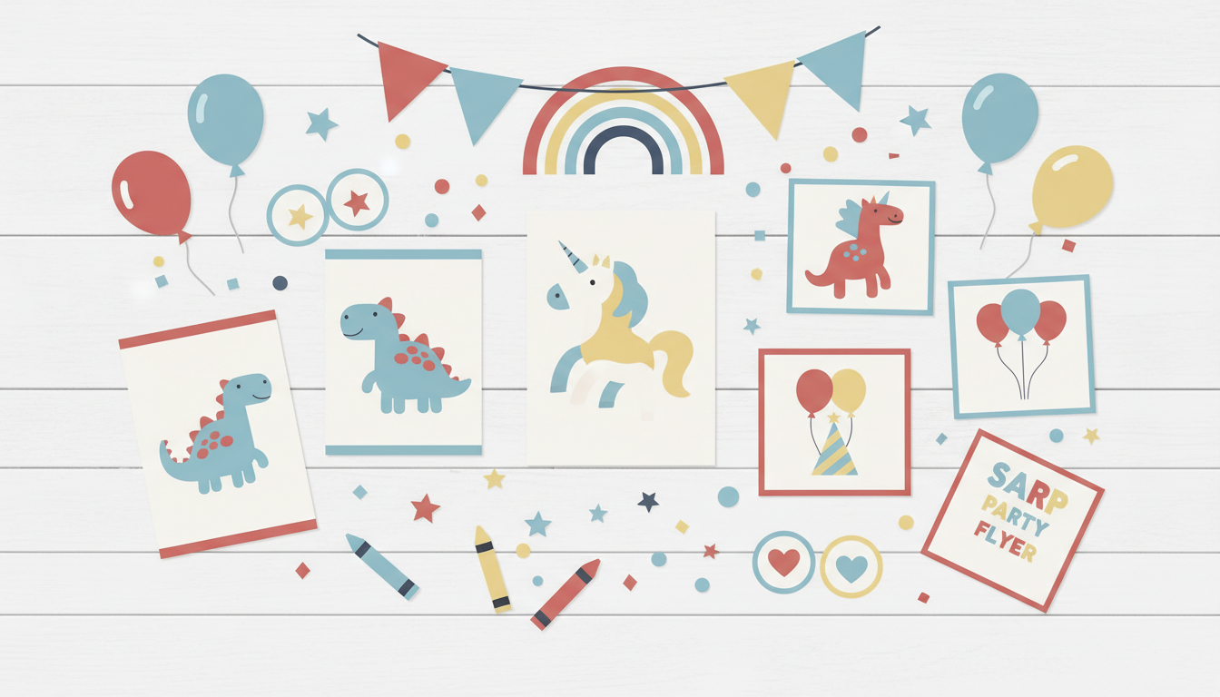 Kindergeburtstagsdrucke & Einladungskarten bedrucken: Der ultimative Guide für unvergessliche Partys