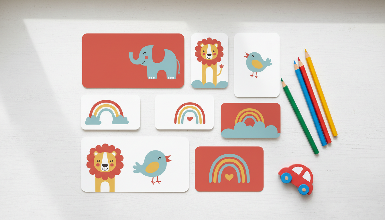 Kindgerechte Visitenkarten & Kinderdrucke Design: So begeisterst du Familien mit kreativen Drucklösungen